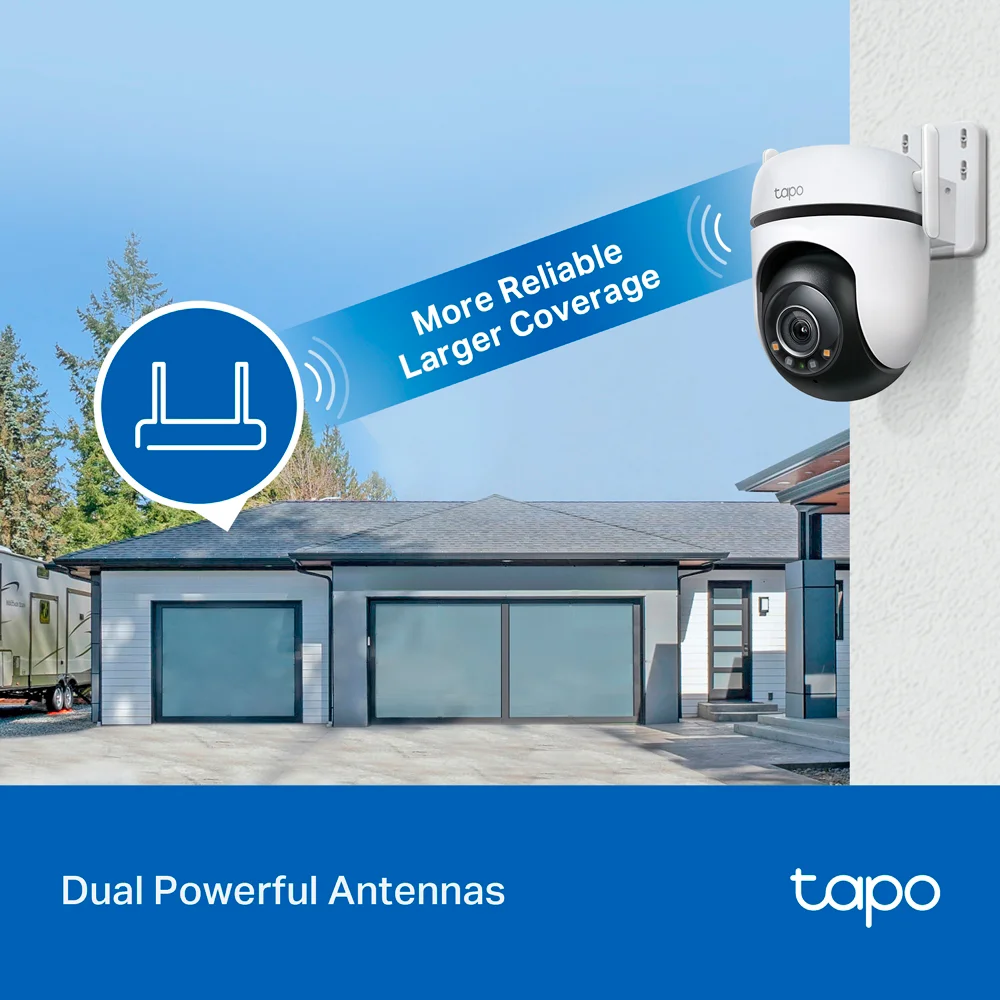 Cámara de seguridad Wi-Fi TP-Link Tapo C520WS | Outdoor Pan/Tilt Security Wi-Fi- Camera