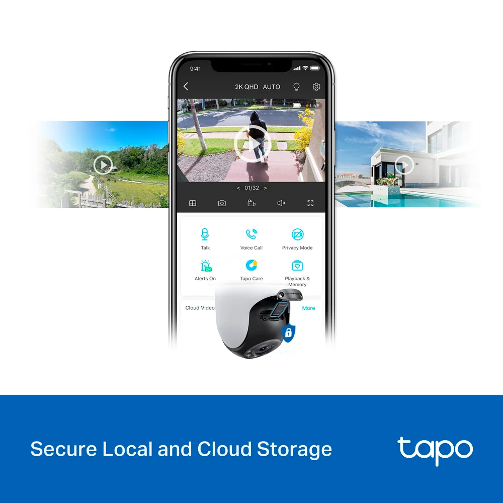Cámara de seguridad Wi-Fi TP-Link Tapo C520WS | Outdoor Pan/Tilt Security Wi-Fi- Camera