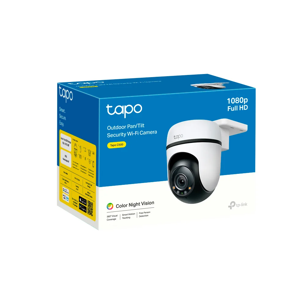 Cámara de seguridad Wi-Fi TP-Link Tapo C500 | Outdoor Pan/Tilt Security WiFi Camera