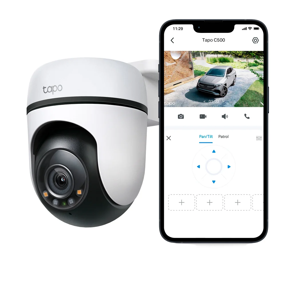 Cámara de seguridad Wi-Fi TP-Link Tapo C500 | Outdoor Pan/Tilt Security WiFi Camera