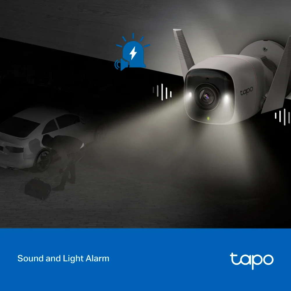 Cámara de seguridad Wi-Fi TP-Link Tapo C320WS | Outdoor Security Wi-Fi Camera
