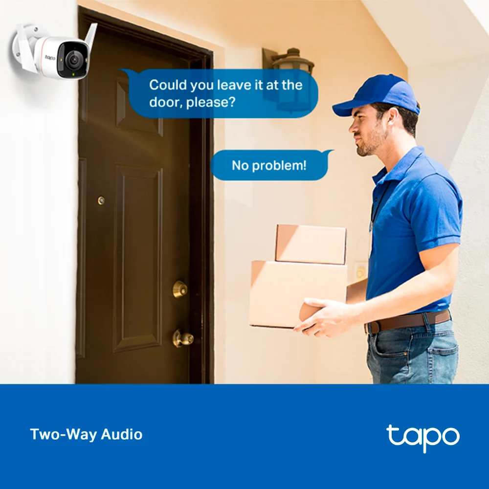 Cámara de seguridad Wi-Fi TP-Link Tapo C320WS | Outdoor Security Wi-Fi Camera