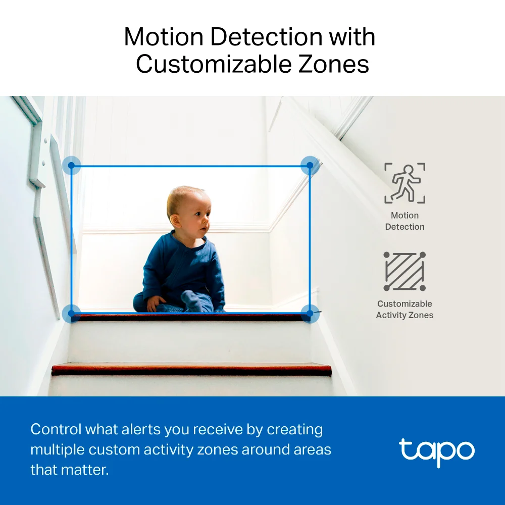 Cámara de seguridad Wi-Fi TP-Link Tapo C230 | Cámara de Vigilancia Wi-Fi de 360 Grados con Vista 3K y Detección IA Avanzada