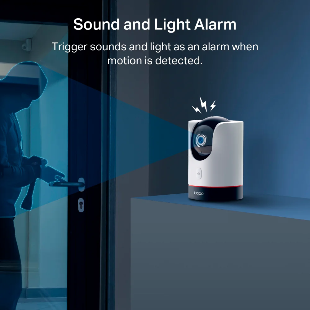 Cámara de seguridad Wi-Fi TP-Link Tapo C225-PCL | Pan/Tilt AI Home Security Wi-Fi Camera