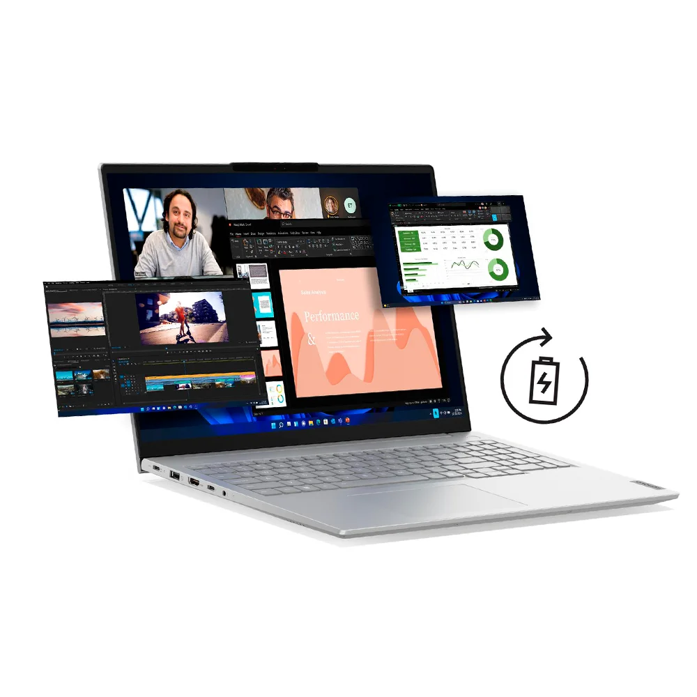 Laptop Lenovo ThinkBook 16 G8 16" – Core Ultra 7 255H + Intel Arc 140T | 16GB RAM | 1TB SSD - 21SK00CFLM
