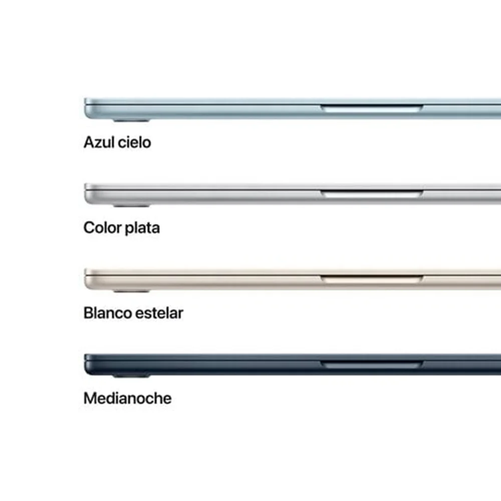 Laptop Apple MacBook Air 15.3" Liquid Retina, Chip M5 10 núcleos, 16GB, 512GB SSD, Azul, macOS Tahoe - MDVQ4E/A