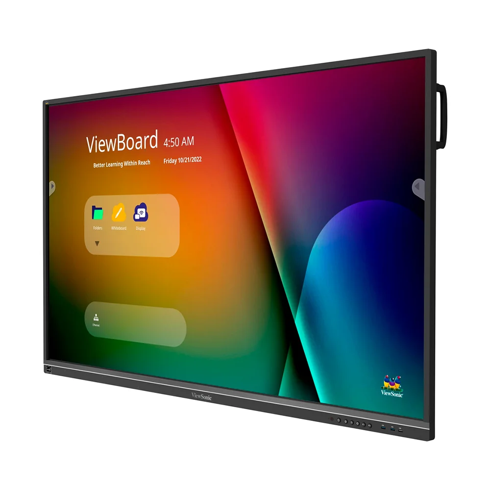 Pantalla Interactiva ViewSonic ViewBoard IFP6550-5F-B | 65" 4K UHD | Android 13 | 40 puntos