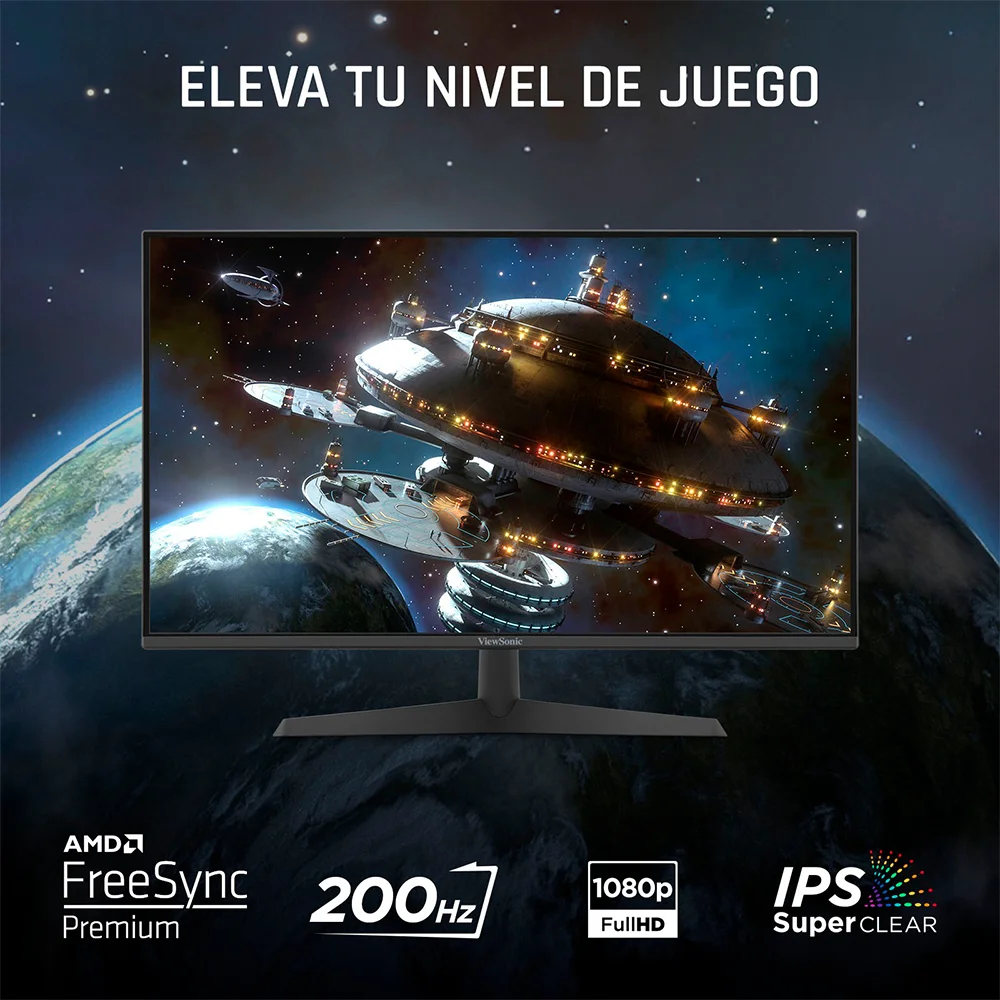 Monitor Gaming ViewSonic VX2429 | 24" Full HD IPS | 200Hz | 1ms | FreeSync Premium