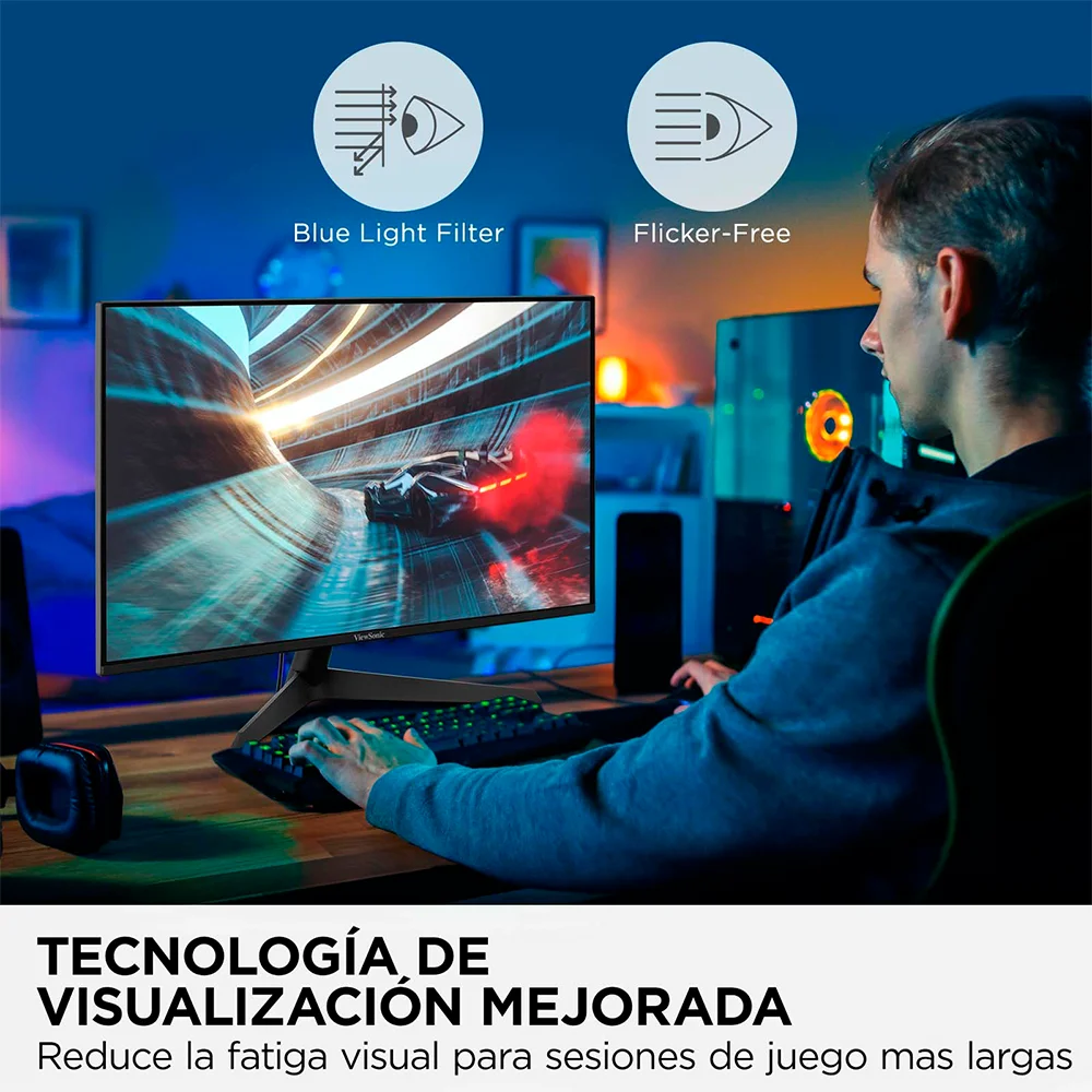 Monitor Gaming ViewSonic VX2429 | 24" Full HD IPS | 200Hz | 1ms | FreeSync Premium