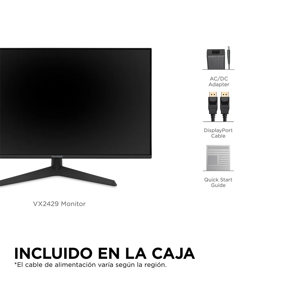 Monitor Gaming ViewSonic VX2429 | 24" Full HD IPS | 200Hz | 1ms | FreeSync Premium
