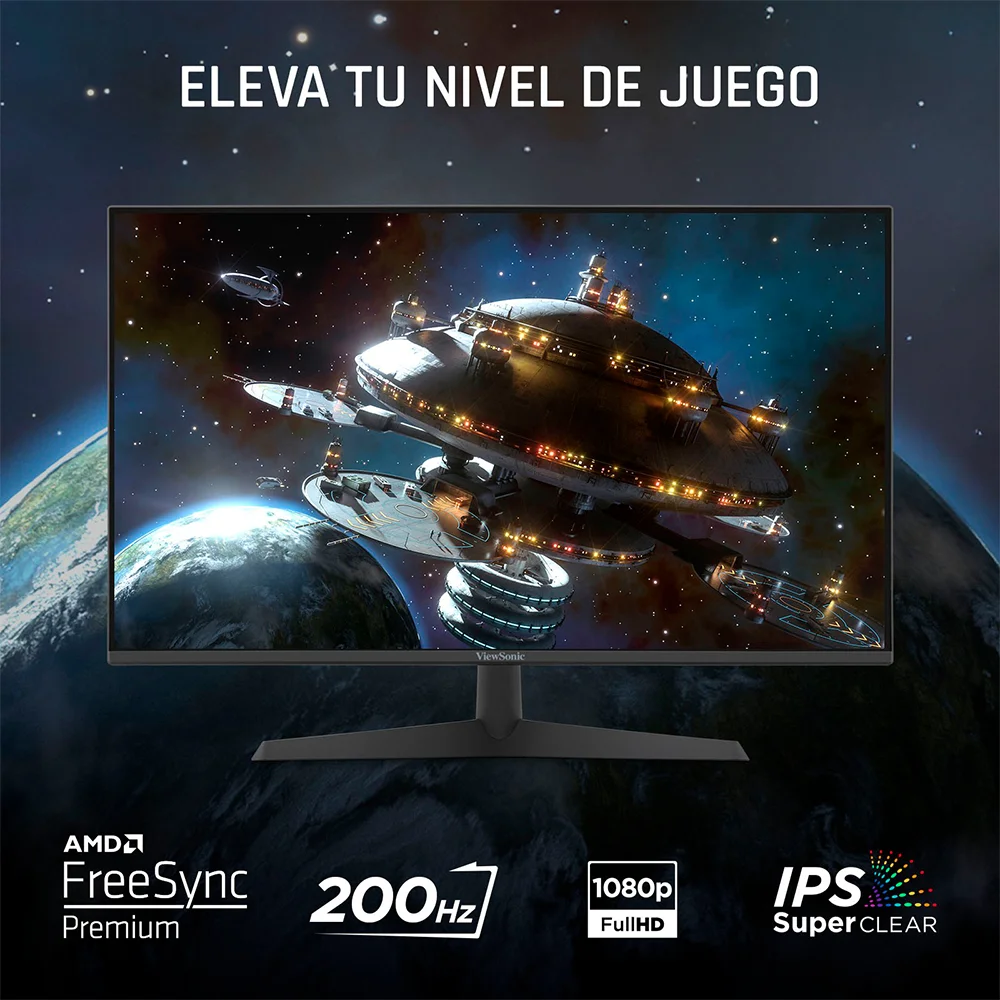 Monitor Gaming ViewSonic VX2729 | 27" Full HD IPS | 200Hz | 1ms | FreeSync Premium