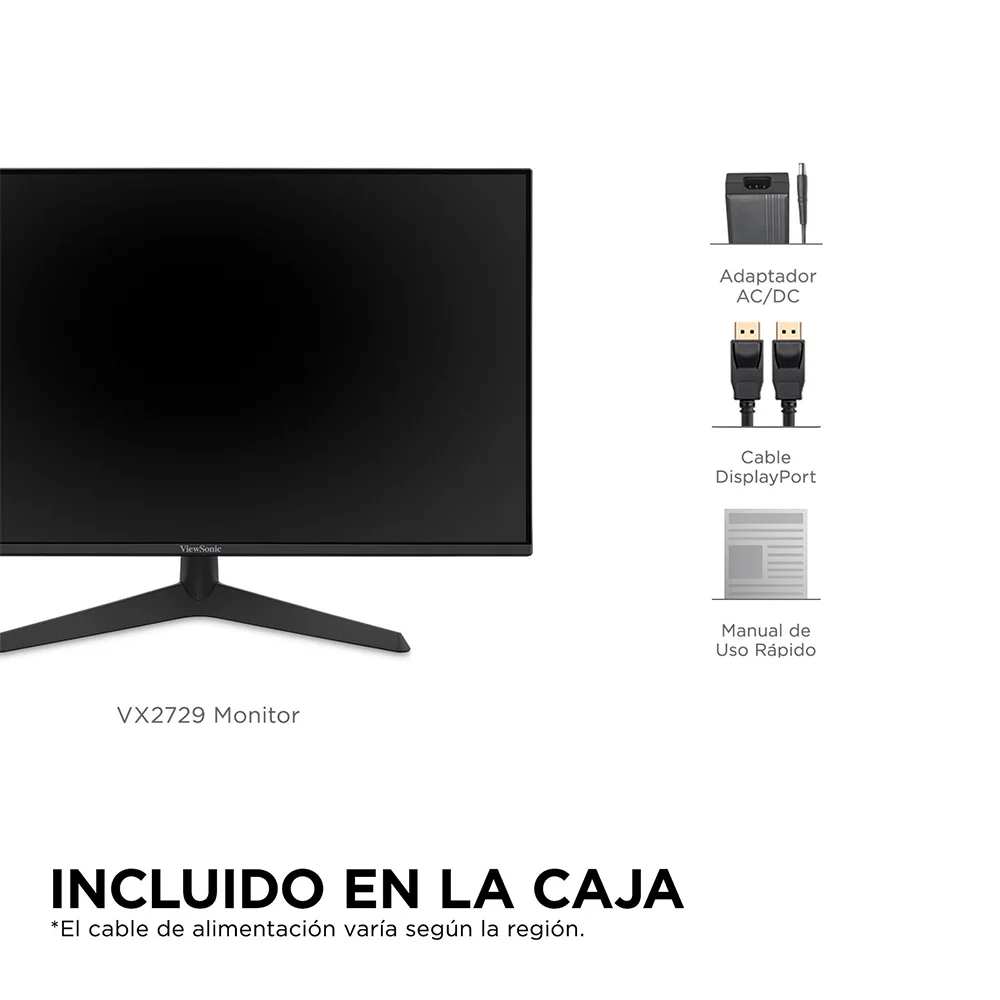 Monitor Gaming ViewSonic VX2729 | 27" Full HD IPS | 200Hz | 1ms | FreeSync Premium