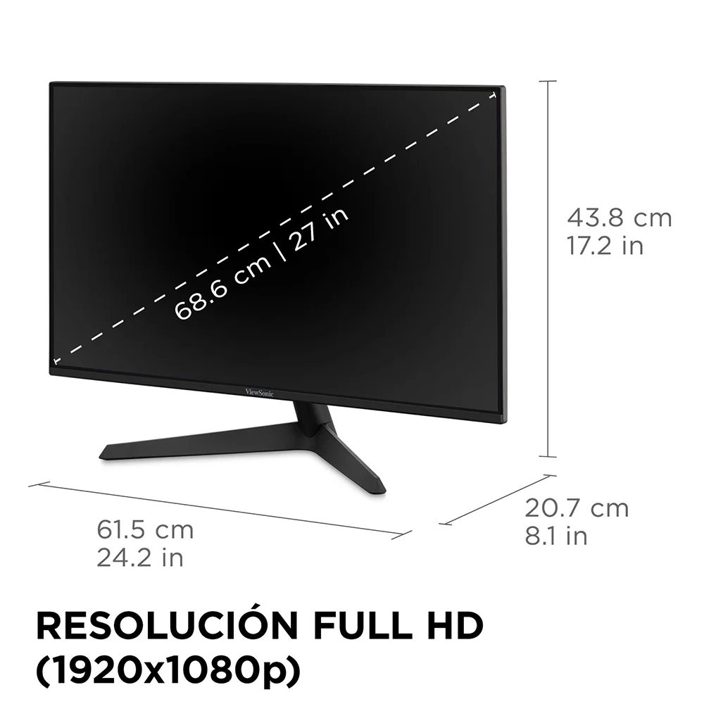 Monitor Gaming ViewSonic VX2729 | 27" Full HD IPS | 200Hz | 1ms | FreeSync Premium