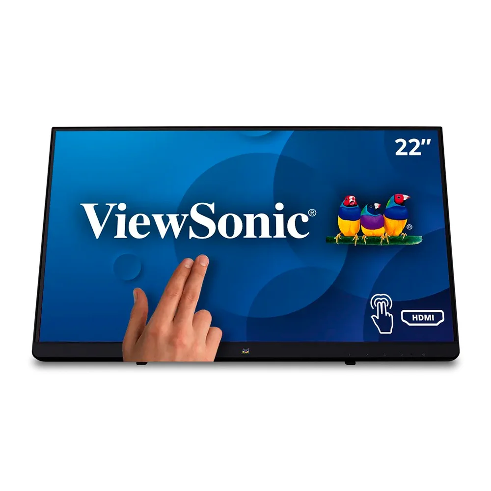 Monitor Táctil ViewSonic TD2230 | 22" Full HD IPS | Capacitivo 10 puntos | HDMI DP VGA