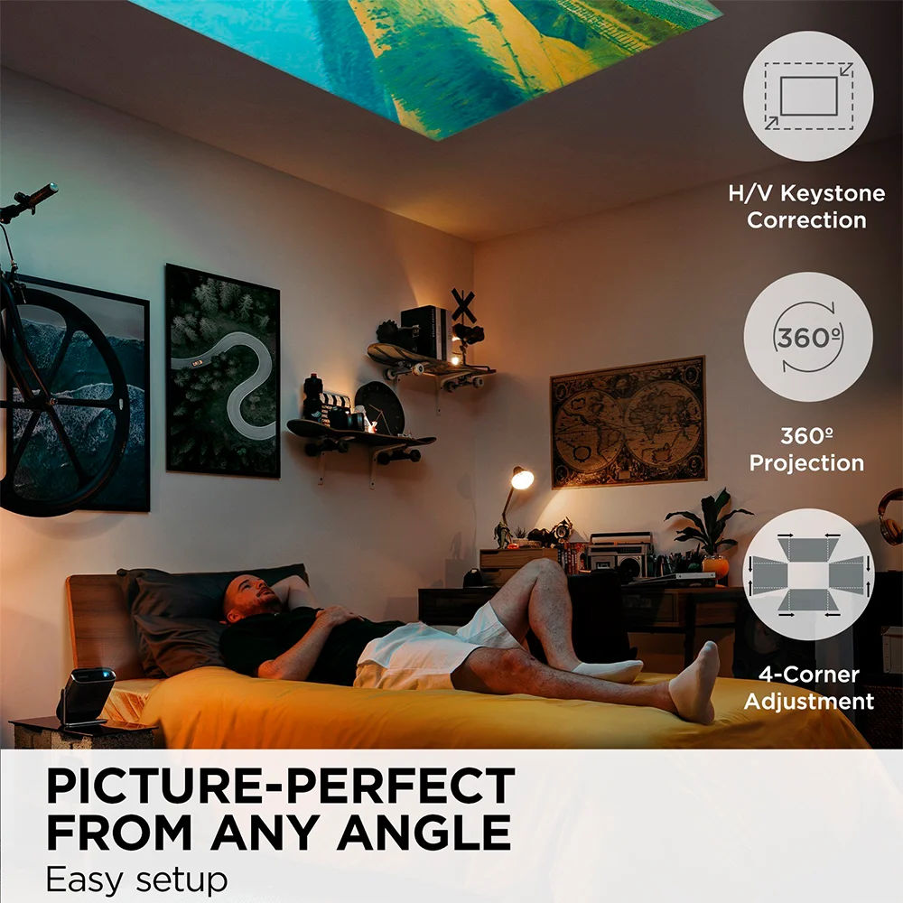 Proyector Portátil LED ViewSonic M1X | WVGA | Wi-Fi | Bluetooth | Harman Kardon