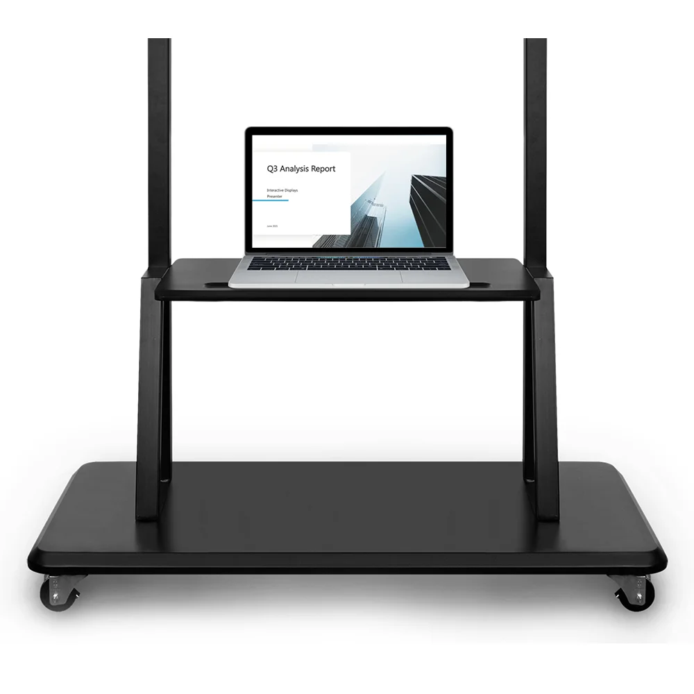 Carrito Móvil ViewSonic VB-STND-001 | Pantallas 55" a 86" | VESA 400x200-900x600