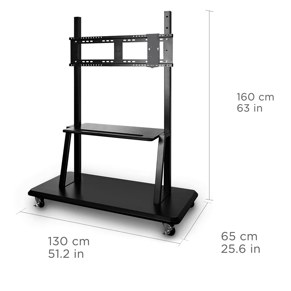 Carrito Móvil ViewSonic VB-STND-001 | Pantallas 55" a 86" | VESA 400x200-900x600