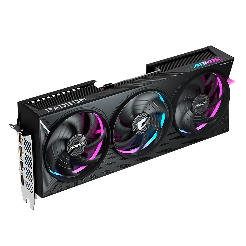 Tarjeta Gráfica Gigabyte AORUS Radeon™ RX 9070 XT ELITE 16G | 16GB GDDR6 | 256 bit | PCI-E 5.0