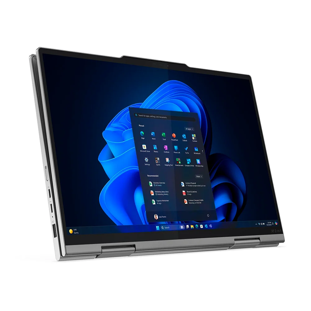 Laptop Lenovo ThinkPad X1 2-in-1 Gen 10 Aura Edition | 14" WUXGA IPS 500nits Táctil | Intel Core Ultra 7 255U | 32GB LPDDR5X-8400 | 1TB SSD | Intel Graphics | Win 11 Pro - 21Q1000ELM