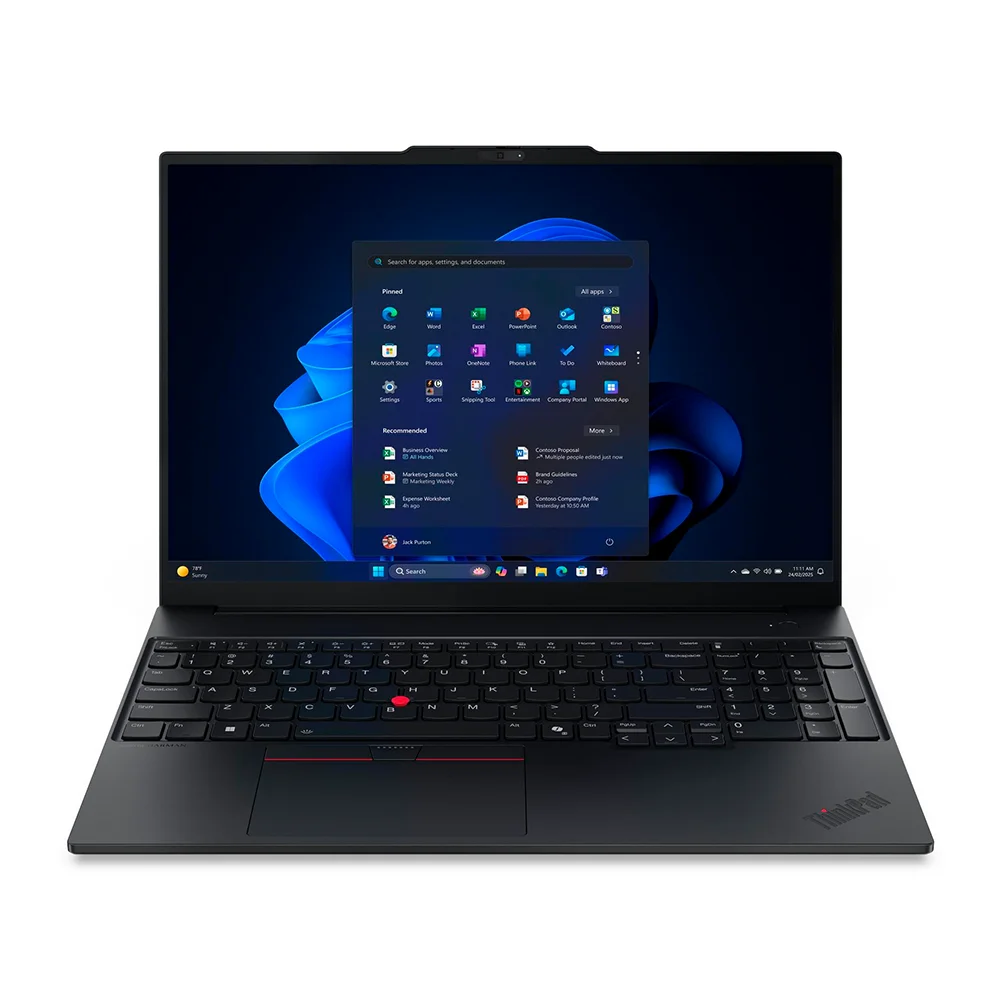 Laptop Lenovo ThinkPad E16 Gen 3 (Intel) | 16" WUXGA IPS Anti-glare | Intel Core Ultra 5 225U | 16GB DDR5-5600 | 512GB SSD | Intel Graphics | Win 11 Pro - 21SS000DLM
