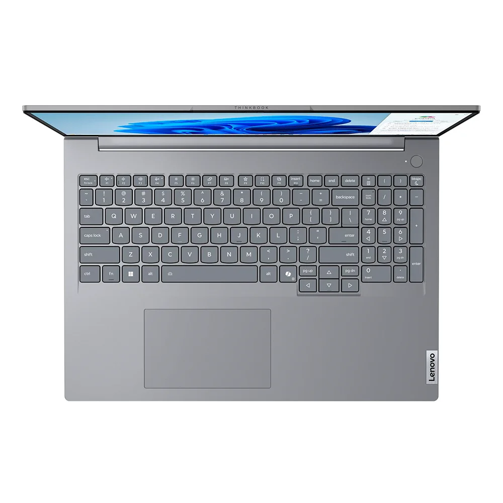 Laptop Lenovo ThinkBook 16 G8 IAL | 16" WUXGA IPS Anti-glare | Intel Core Ultra 5 225U | 16GB DDR5-5600 | 512GB SSD | Intel Graphics | AI PC - 21SK00CDLM