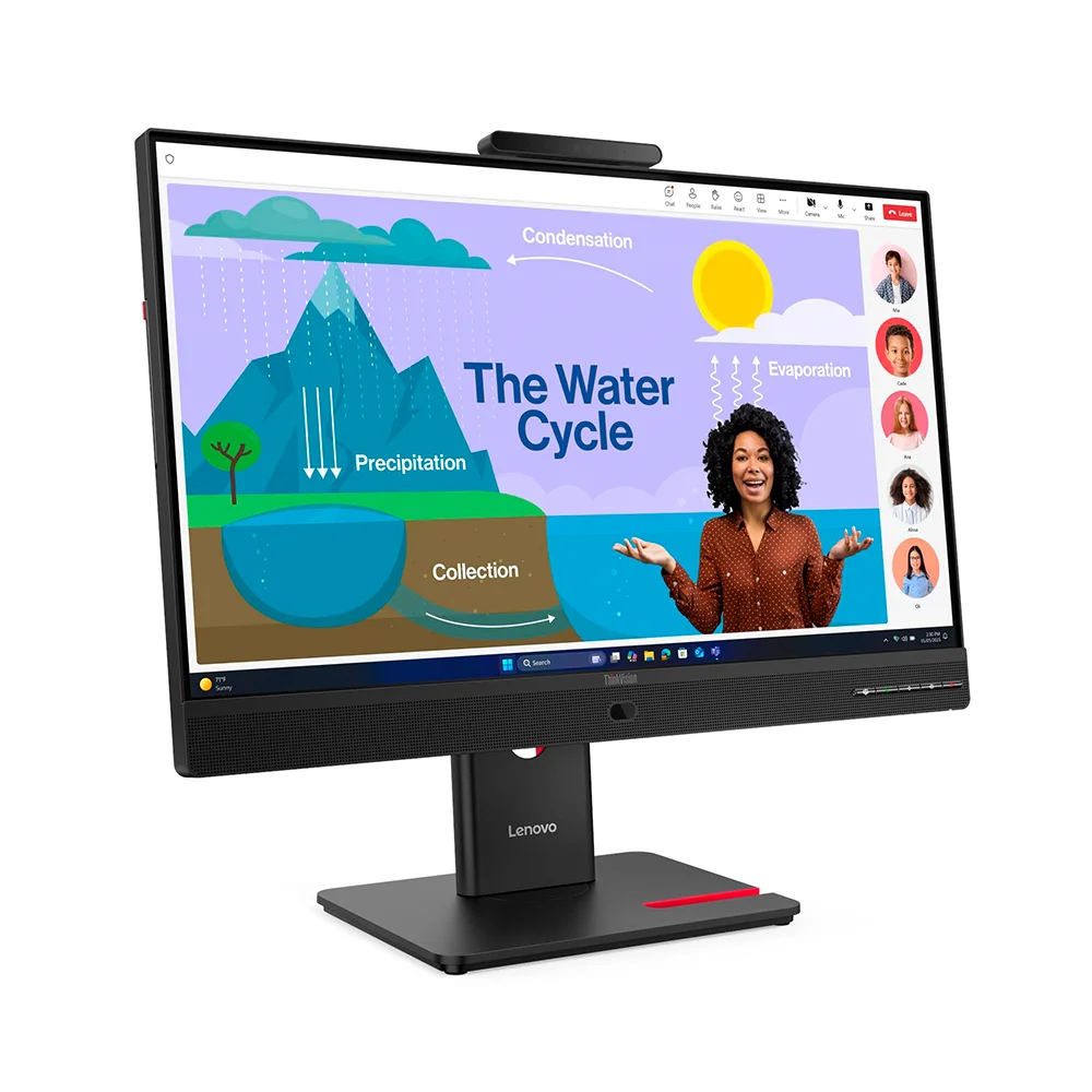Lenovo ThinkVision T24D-4v 23.8" FHD IPS 120Hz Monitor USB-C con Ethernet y Hub USB - 64B7UAR1LA