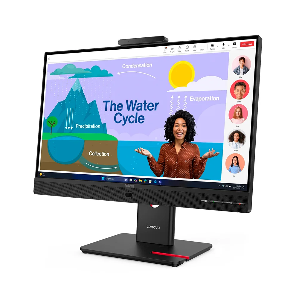 Lenovo ThinkVision T24D-4v 23.8" FHD IPS 120Hz Monitor USB-C con Ethernet y Hub USB - 64B7UAR1LA