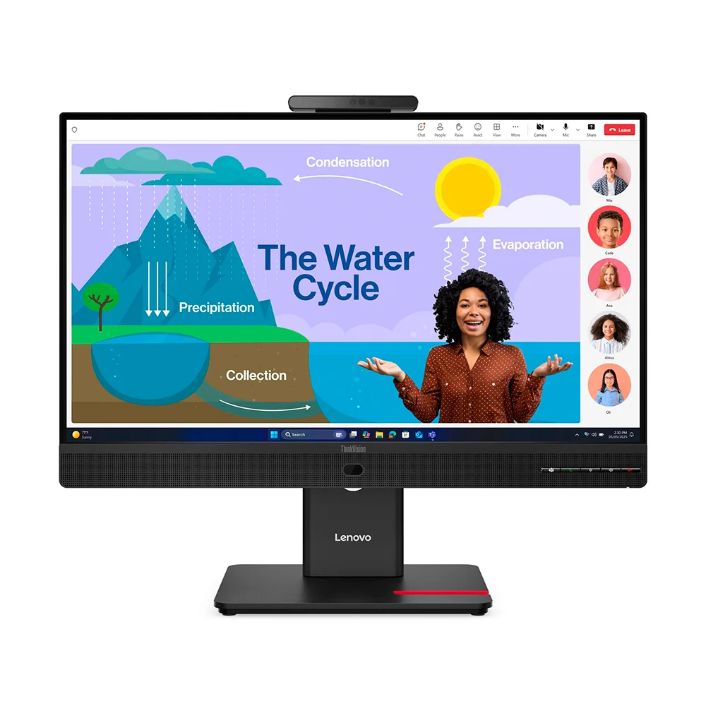 Lenovo ThinkVision T24D-4v 23.8" FHD IPS 120Hz Monitor USB-C con Ethernet y Hub USB - 64B7UAR1LA