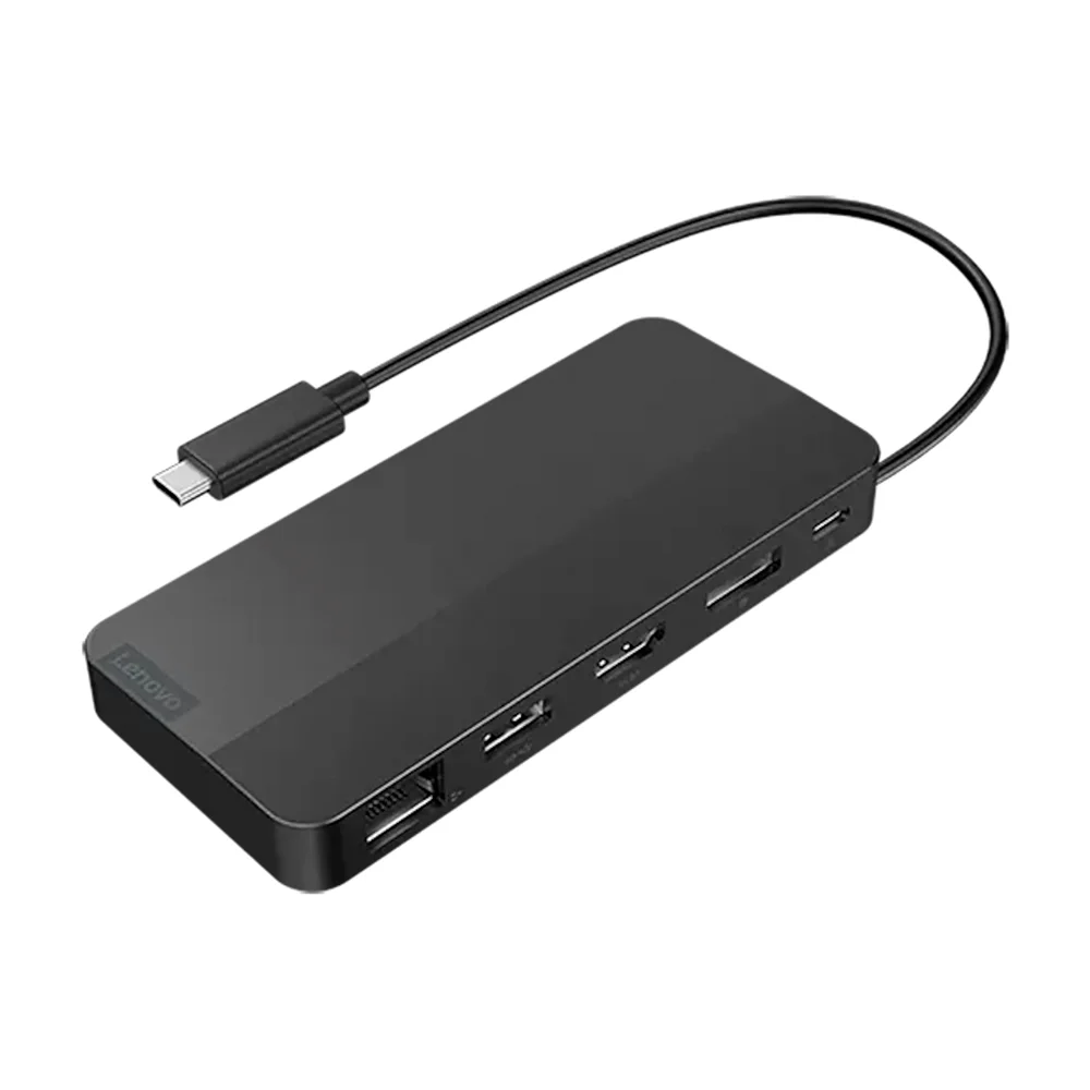 Lenovo USB-C Dual Display Travel Dock 65W con HDMI 2.1, DisplayPort, Ethernet - 40B90000WW