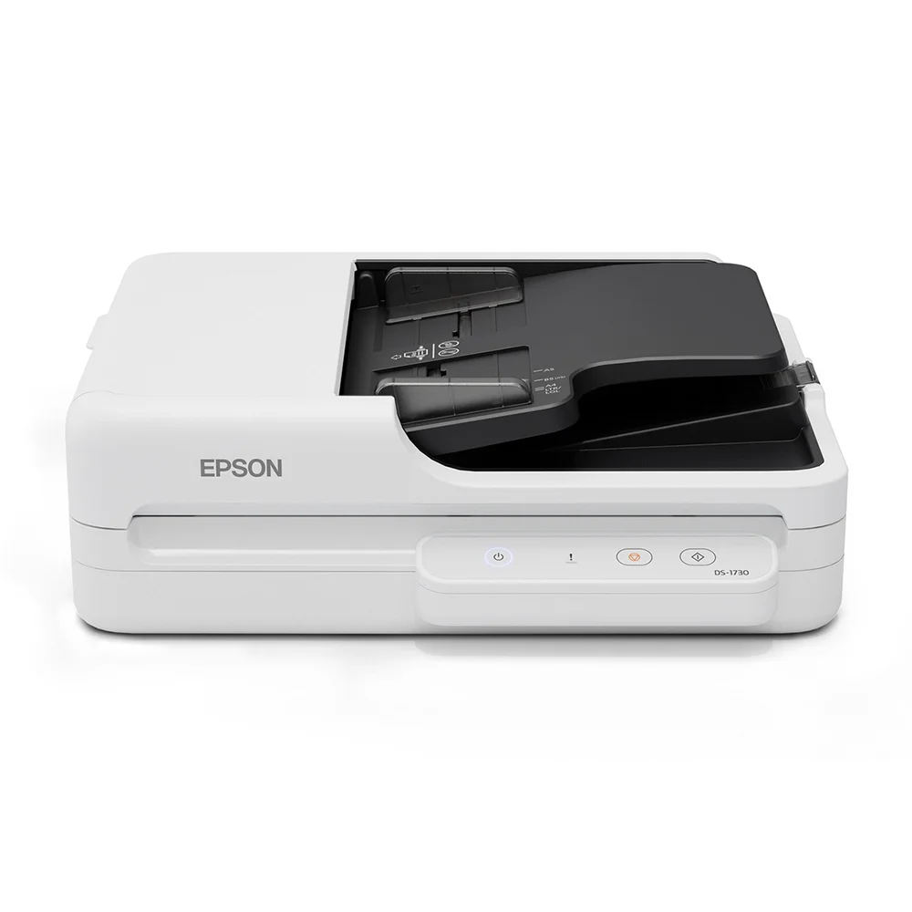​Epson DS-1730 (B11B273201) | Escáner Dúplex Color A4 Cama Plana + ADF | 30 ppm / 60 ipm | ADF 60 hojas | 600 x 1200 dpi