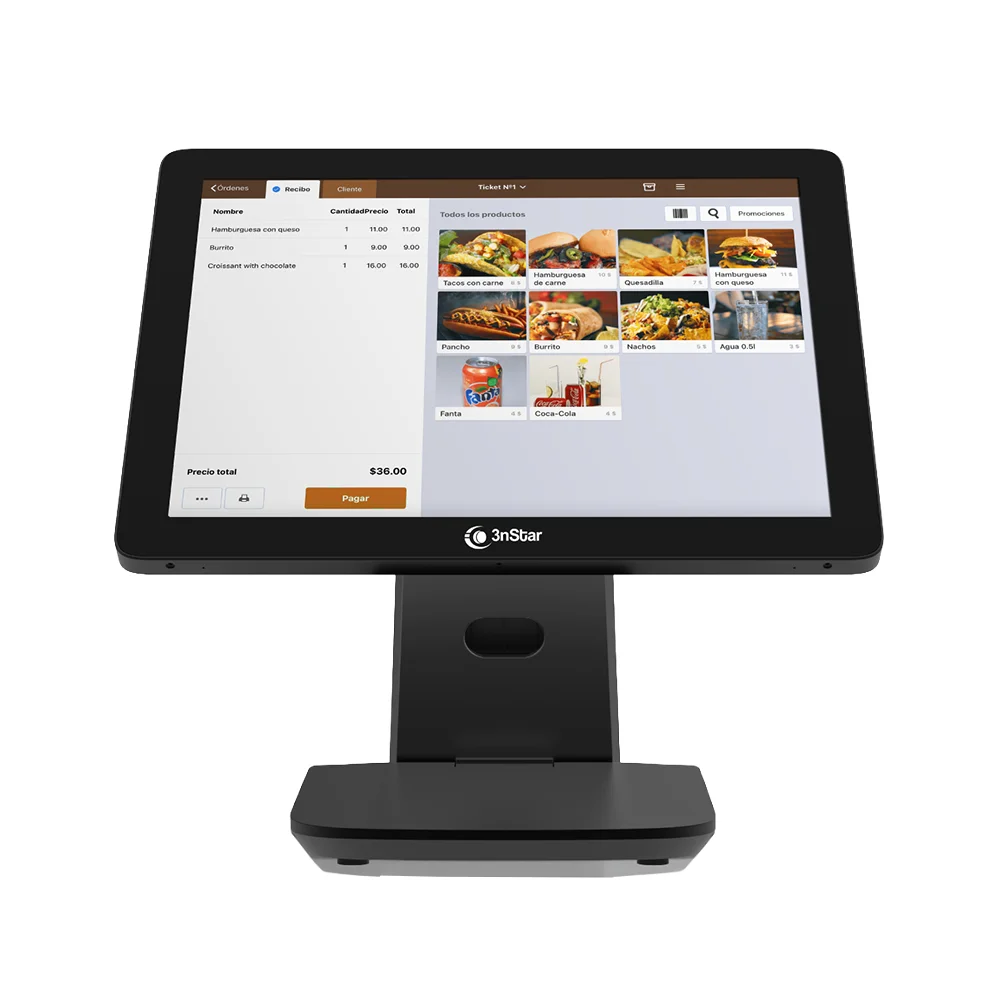 Terminal POS 15" J4125 8GB 240GB SSD Windows 11 3nStar P715 (30W)