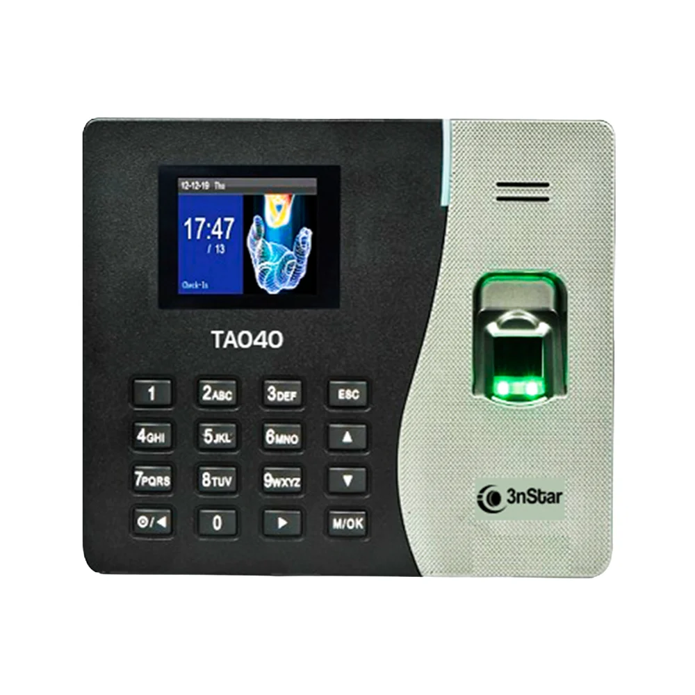Lector Biométrico de Huella Dactilar para Control de Asistencia 3nStar TA040