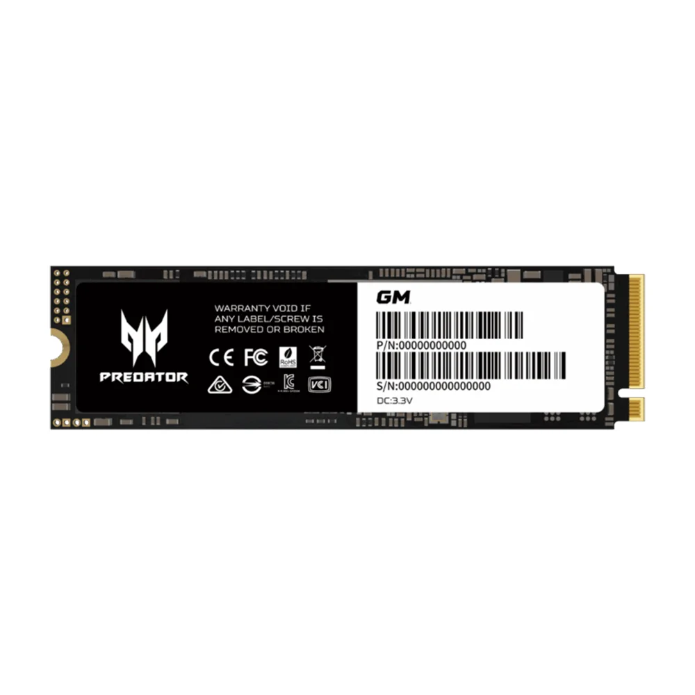 SSD Acer Predator GM7 | 512GB | M.2 2280 | PCIe Gen4x4 | NVMe 2.0 | 7200 MB/s - BL-9BWWR-117