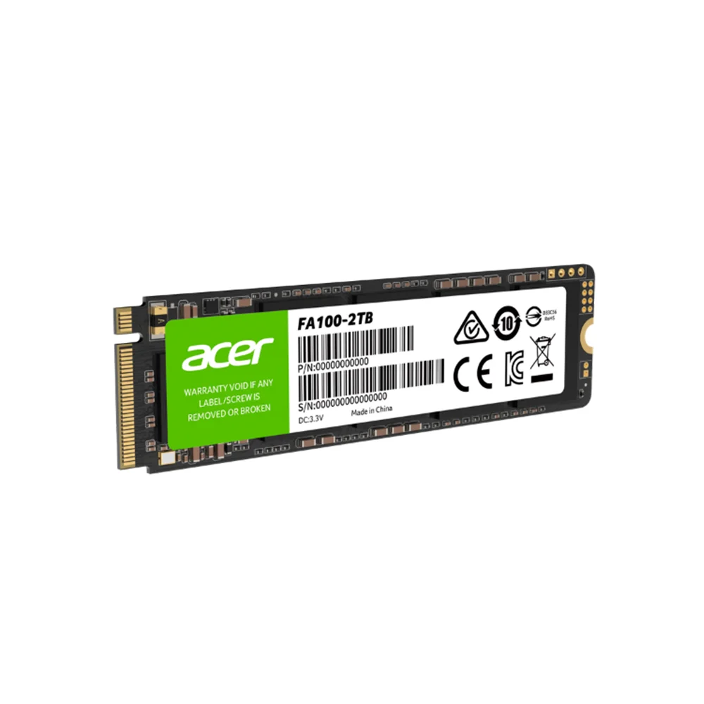 SSD Acer FA100 | 1TB | M.2 2280 | PCIe Gen3x4 | NVMe 1.4 | 3300 MB/s - BL-9BWWA-120