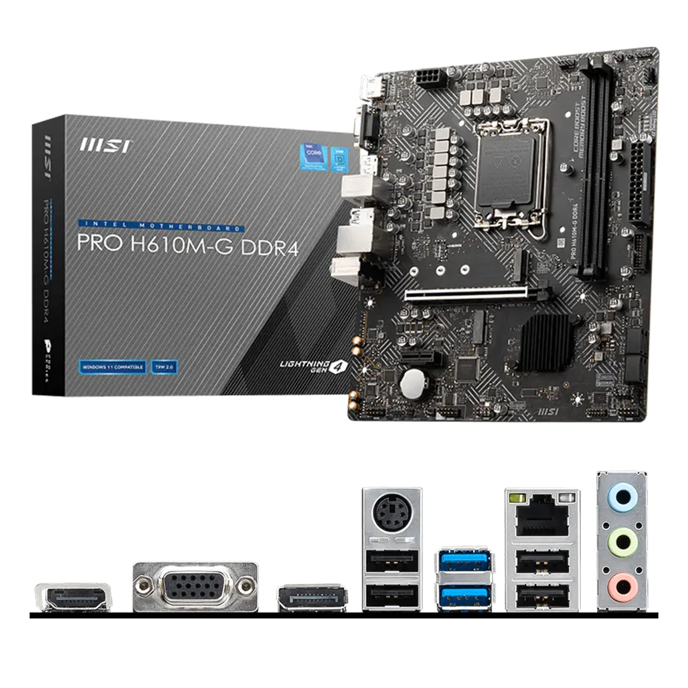 Placa Madre MSI PRO B760M-E DDR5 LGA1700 mATX - 911-7D48-071