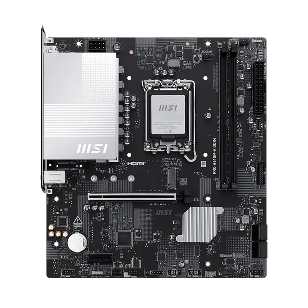 Placa Madre MSI PRO H610M-A DDR4 LGA1700 mATX - PRO H610MAD4