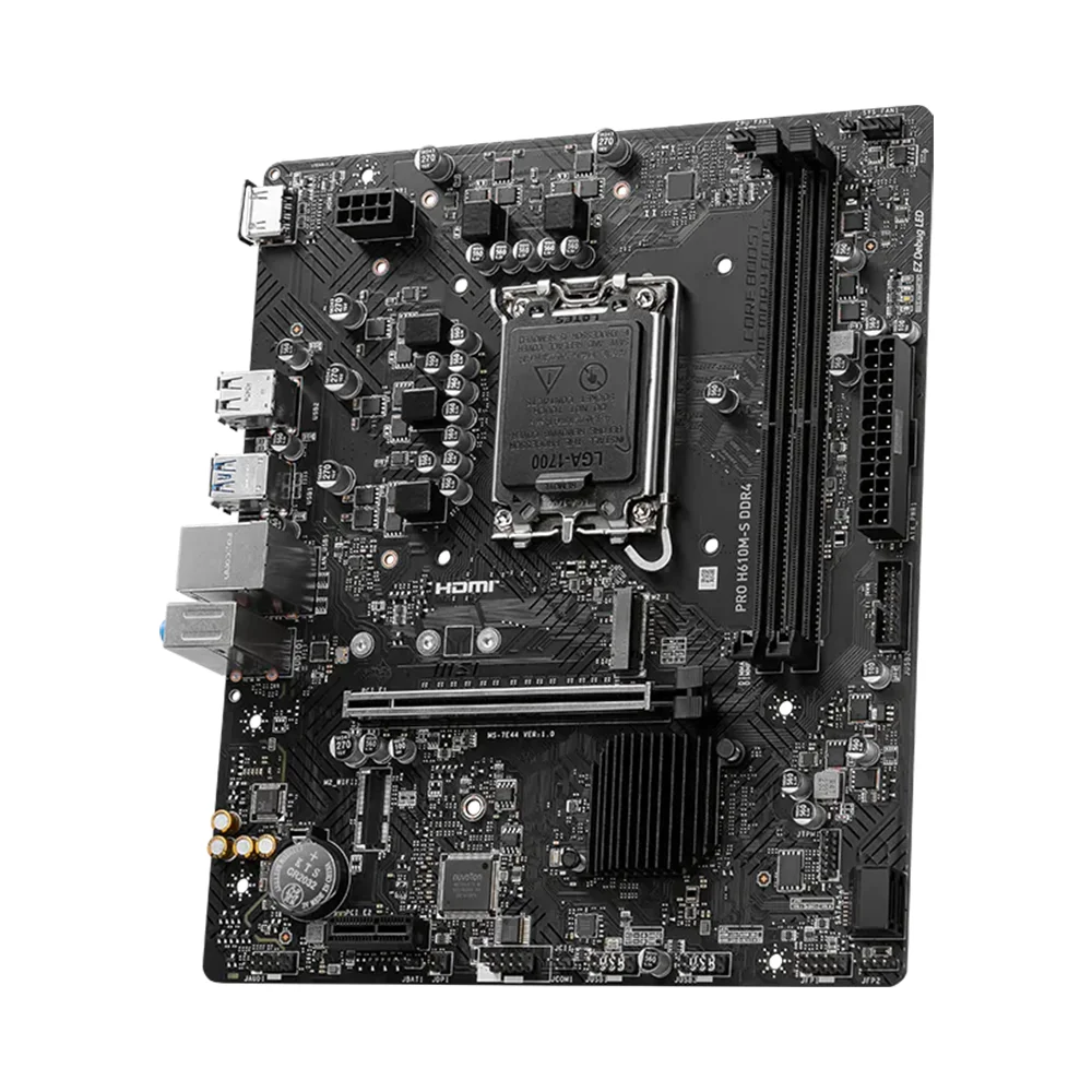 Placa Madre MSI PRO H610M-S DDR4 LGA1700 mATX - 911-7E44-013