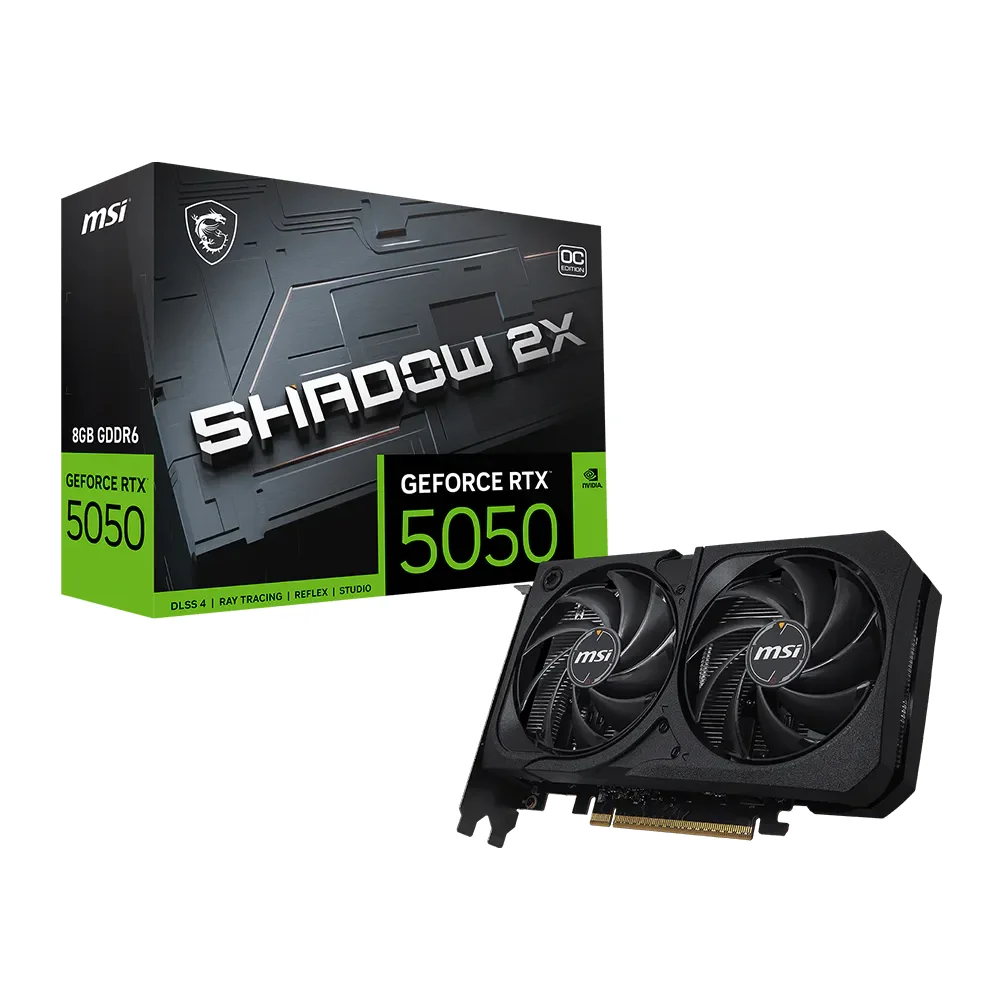 Tarjeta de Video MSI GeForce RTX 5050 8GB VENTUS 2X OC GDDR6 - 912-V538-017