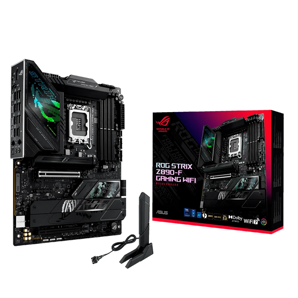 Placa Madre ASUS ROG STRIX Z890-F GAMING WIFI DDR5 Intel LGA1851 ATX - ROG STRIX Z890-F GAMING WIFI