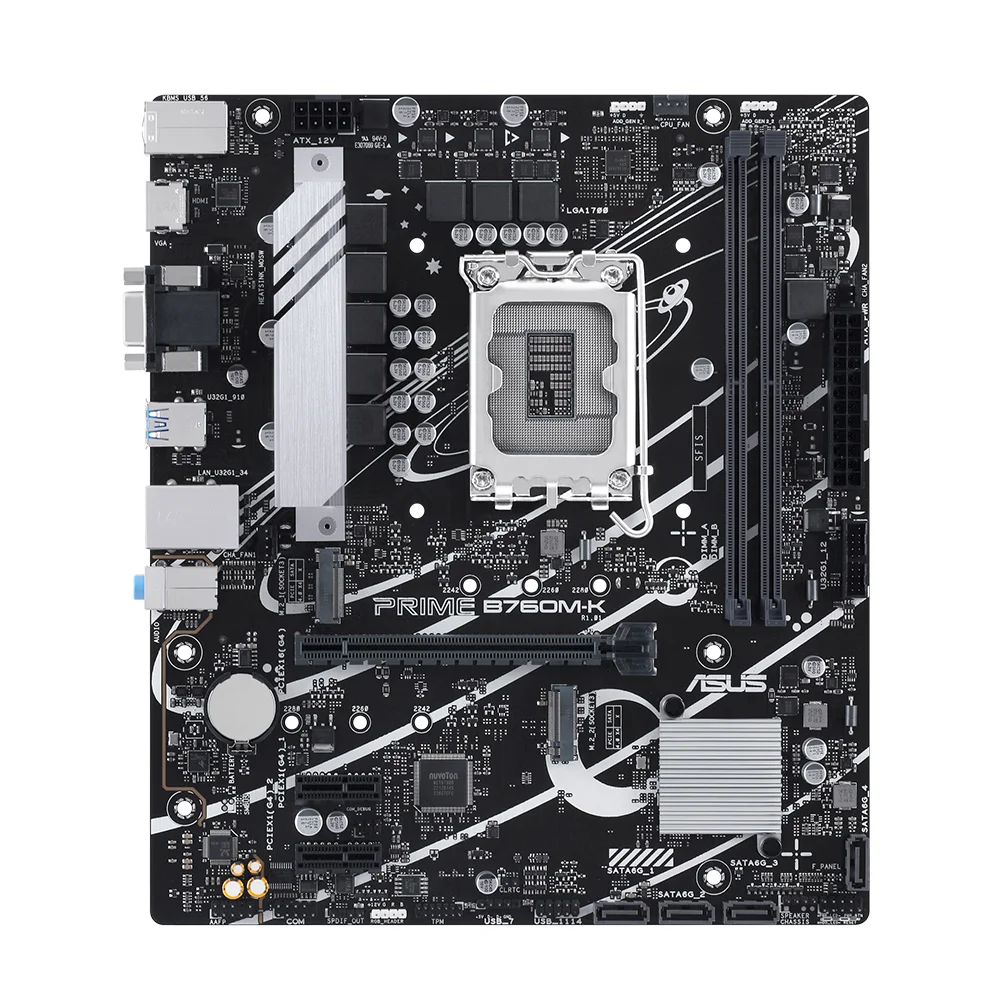 Placa Madre ASUS PRIME B760M-K DDR5 Intel LGA1700 mATX - PRIME B760M-K