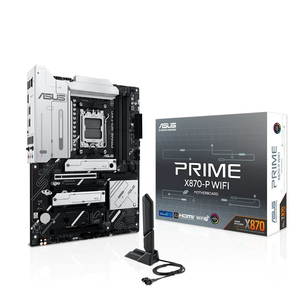 Placa Madre ASUS PRIME X870-P WIFI DDR5 AMD AM5 ATX - PRIME X870-P WIFI