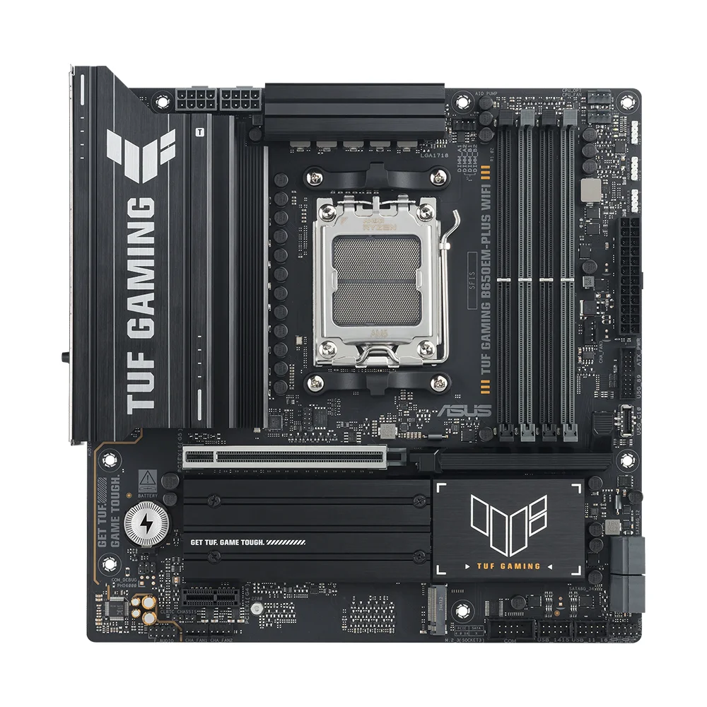 Placa Madre ASUS TUF GAMING B650EM-PLUS WIFI DDR5 AMD AM5 mATX - TUF GAMING B650EM-PLUS WIFI