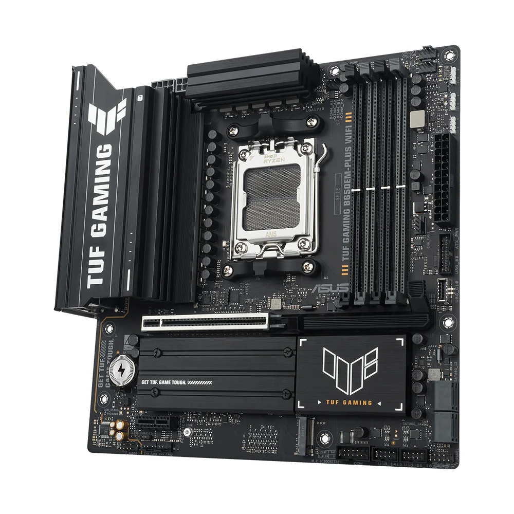 Placa Madre ASUS TUF GAMING B650EM-PLUS WIFI DDR5 AMD AM5 mATX - TUF GAMING B650EM-PLUS WIFI