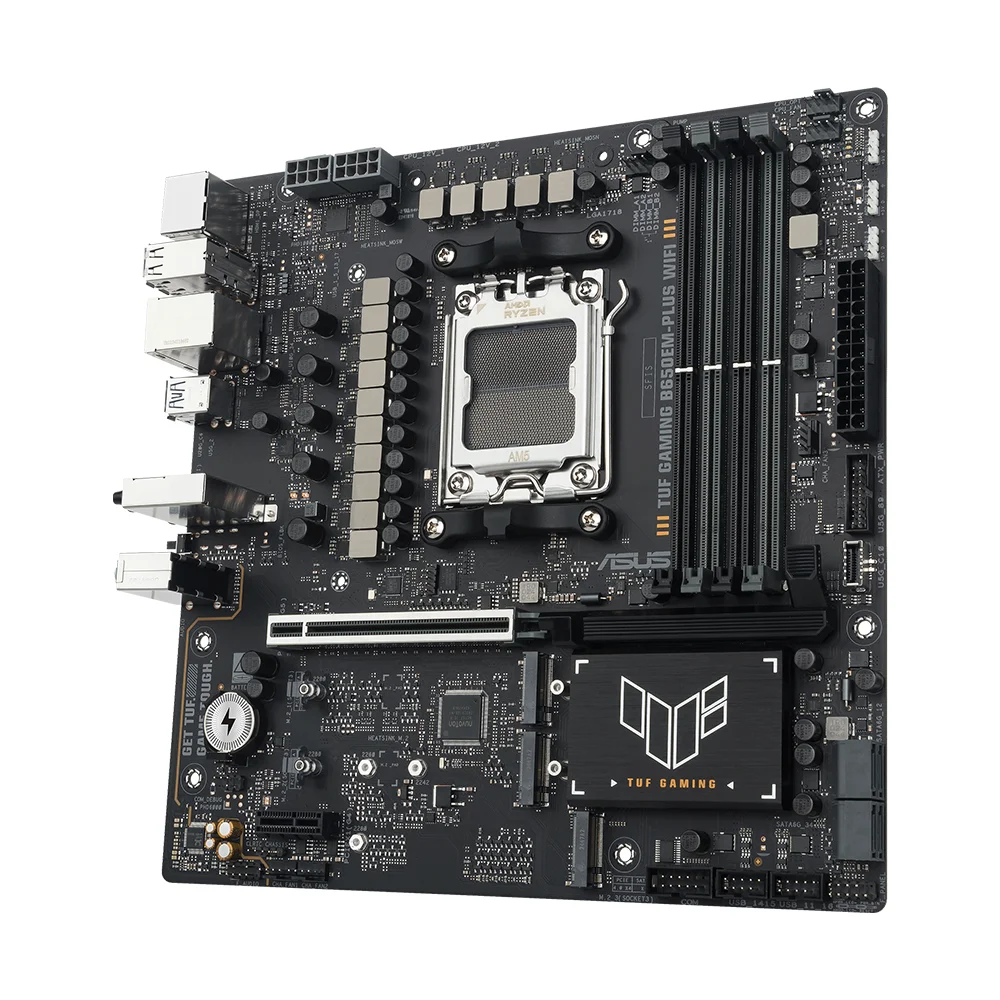Placa Madre ASUS TUF GAMING B650EM-PLUS WIFI DDR5 AMD AM5 mATX - TUF GAMING B650EM-PLUS WIFI