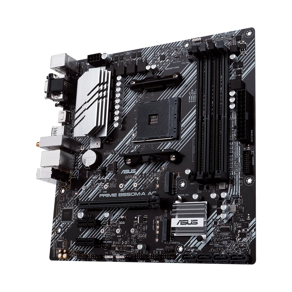 Placa Madre ASUS PRIME B550M-A AC DDR4 AMD AM4 mATX WiFi - PRIME B550M-A AC