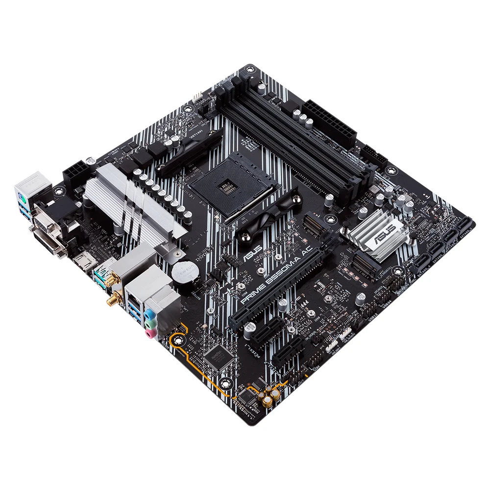 Placa Madre ASUS PRIME B550M-A AC DDR4 AMD AM4 mATX WiFi - PRIME B550M-A AC