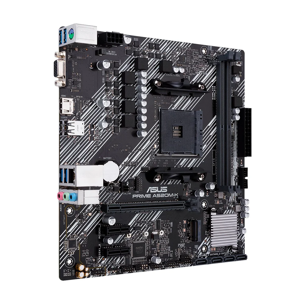 Placa Madre ASUS PRIME A520M-K DDR4 AMD AM4 mATX - PRIME A520M-K