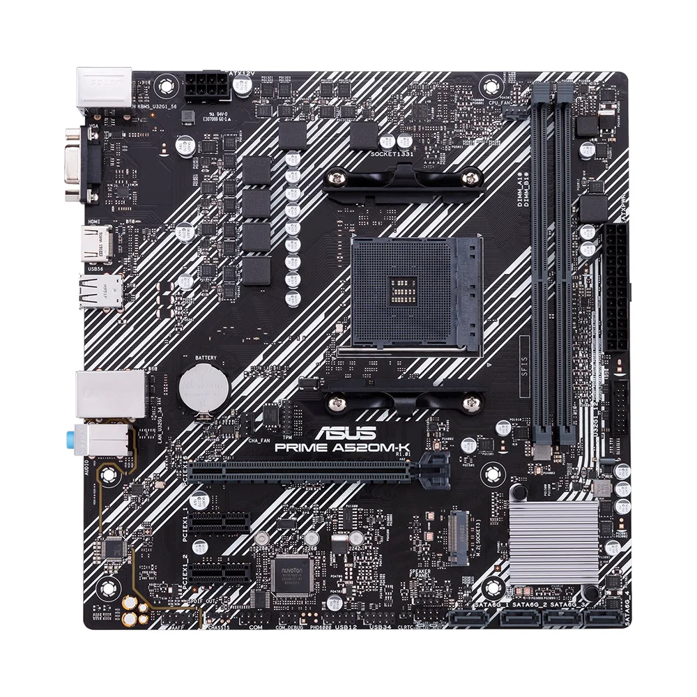 Placa Madre ASUS PRIME A520M-K DDR4 AMD AM4 mATX - PRIME A520M-K
