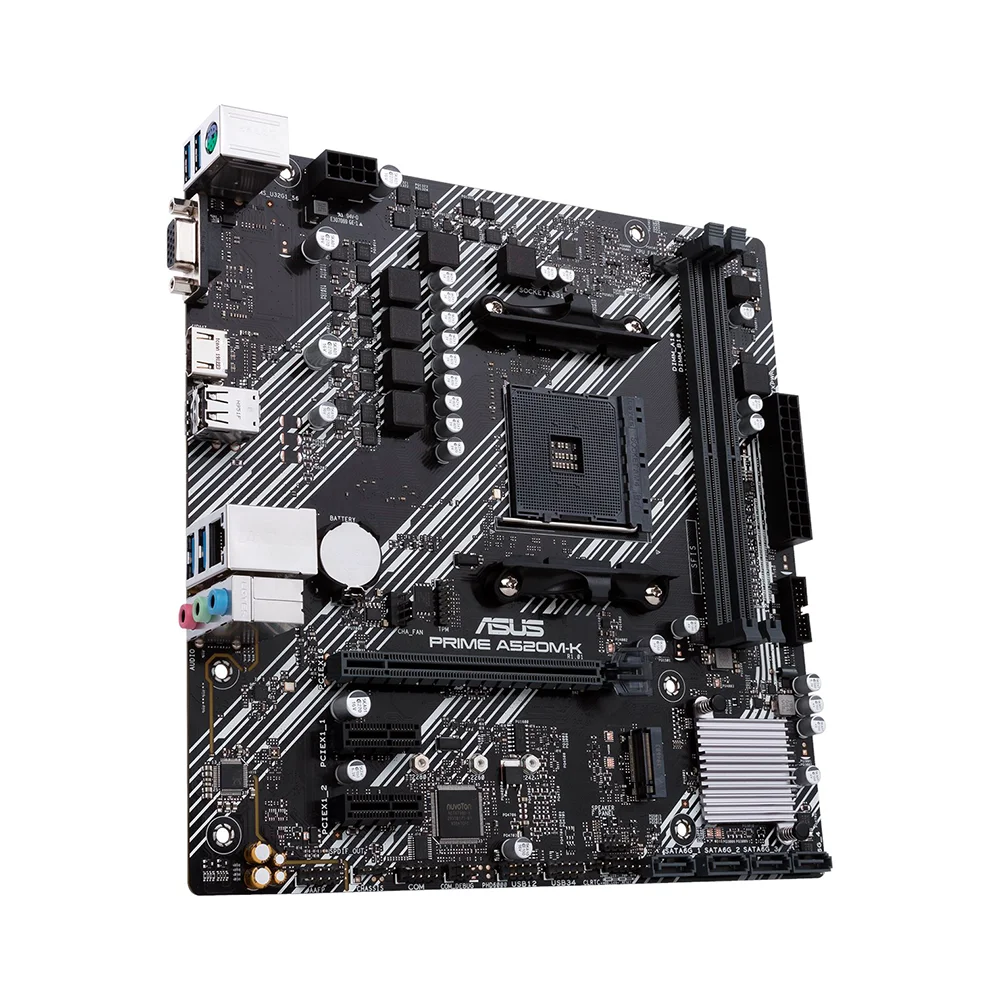 Placa Madre ASUS PRIME A520M-K DDR4 AMD AM4 mATX - PRIME A520M-K
