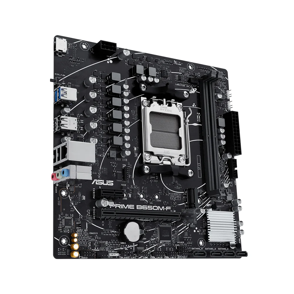 Placa Madre ASUS PRIME B650M-F DDR5 AMD AM5 mATX - PRIME B650M-F